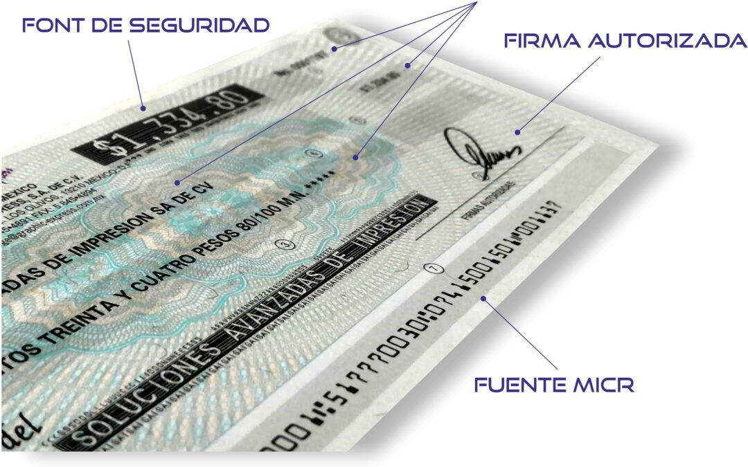 Impresión de cheques MICR. Seguridad y Eficiencia para el Departamento de Tesorería