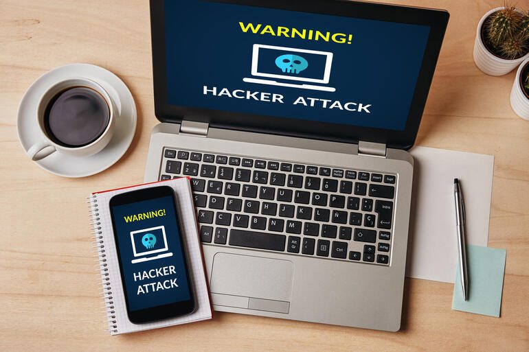ataque ransomware en telefono celular y computadora personal