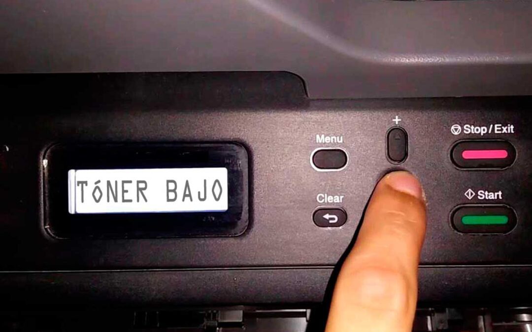 5 recomendaciones para aumentar el rendimiento del tóner, cuando la impresora marque “tóner bajo”.